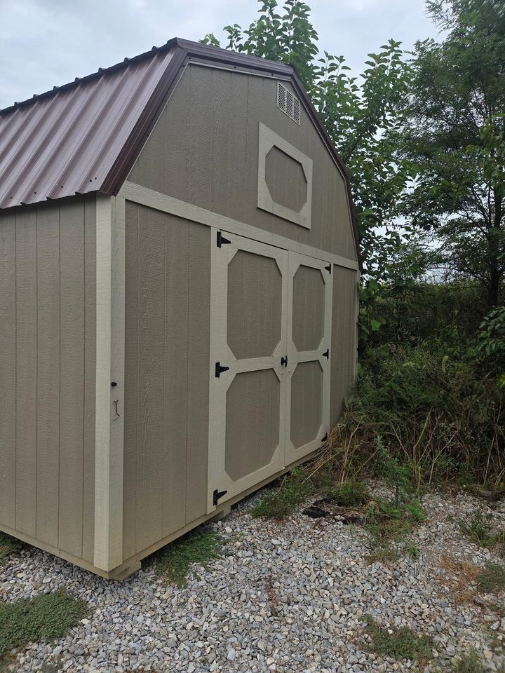 12x20 Side Lofted Cabin (4x8 side porch) - Repo photo 2
