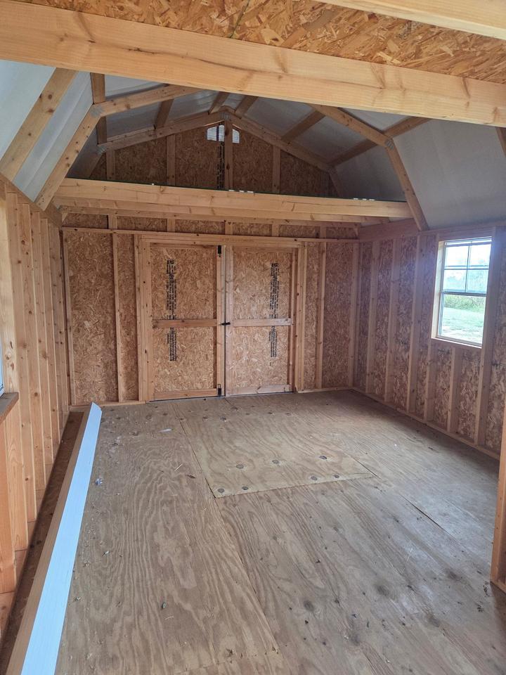 12x20 Side Lofted Cabin (4x8 side porch) - Repo photo 3