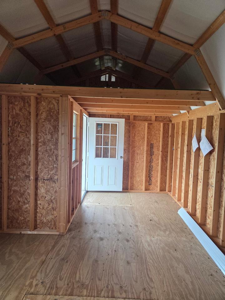 12x20 Side Lofted Cabin (4x8 side porch) - Repo photo 4