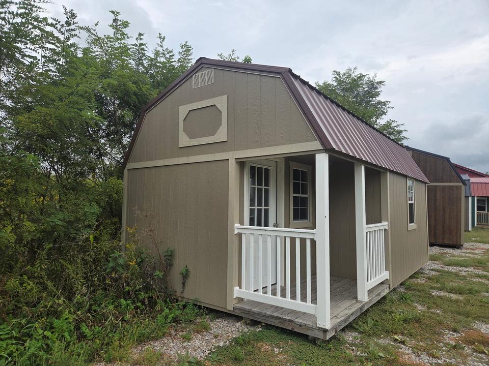12x20 Side Lofted Cabin (4x8 side porch) - Repo photo 6