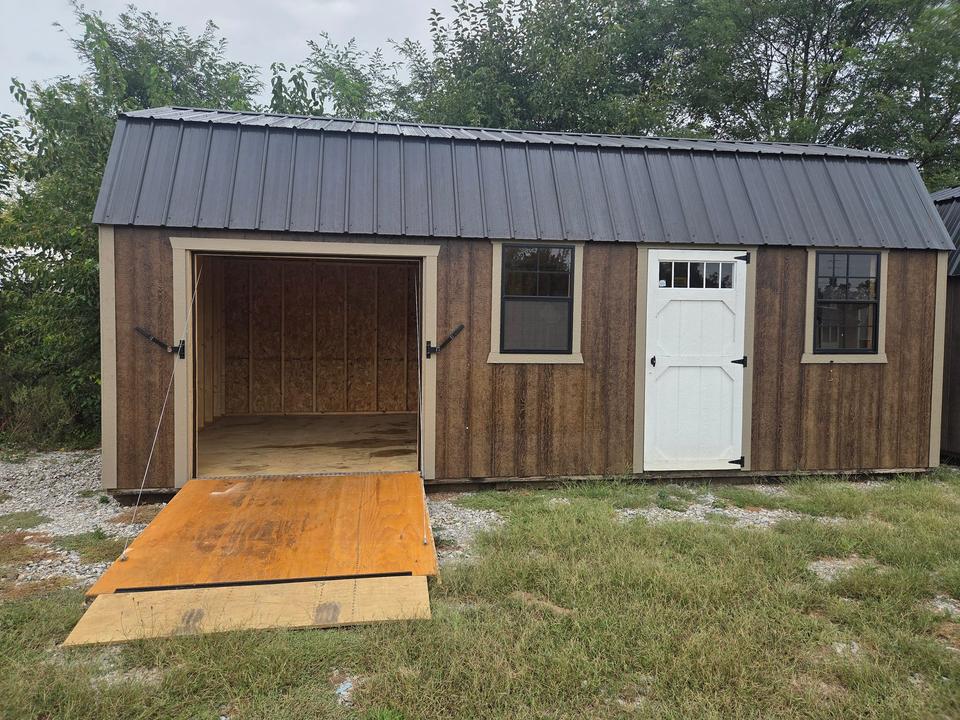 12x24 Lofted Garden Shed- Repo Unit photo 2