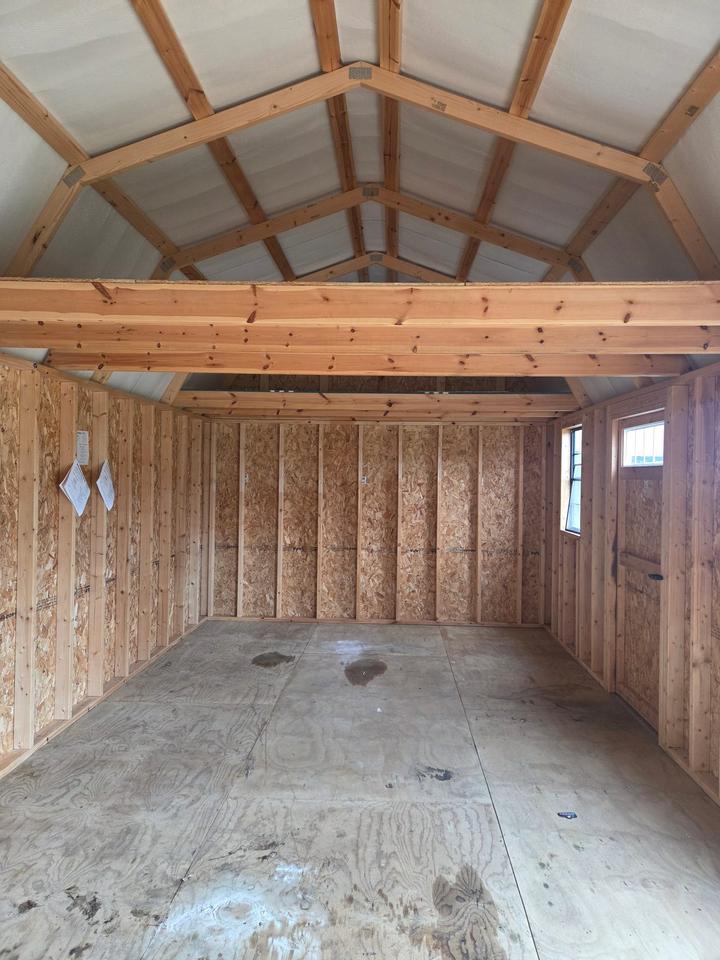 12x24 Lofted Garden Shed- Repo Unit photo 3