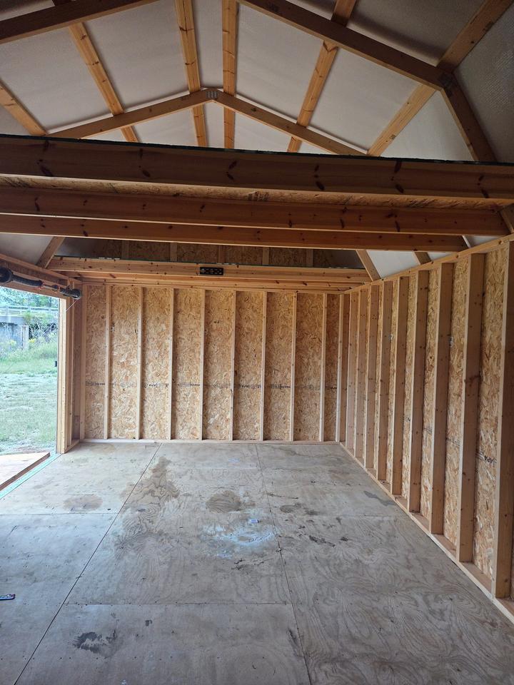 12x24 Lofted Garden Shed- Repo Unit photo 4