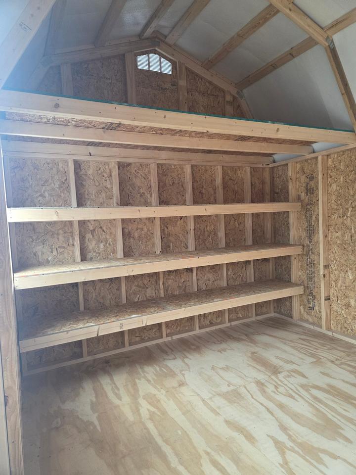 10x16 Lofted Garden Shed photo 2