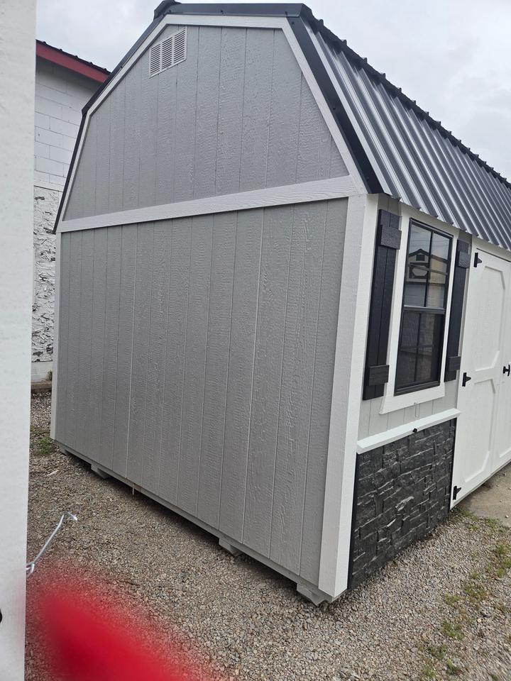 10x16 Lofted Garden Shed photo 5