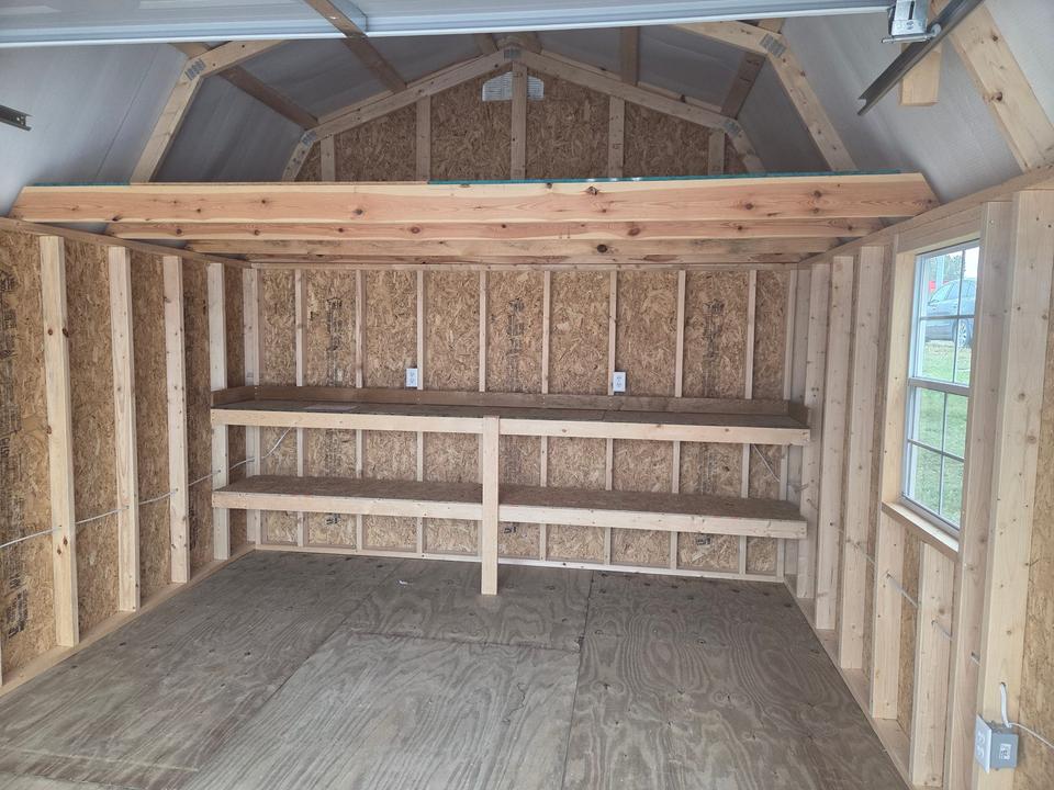 12x16 Lofted Garage photo 3