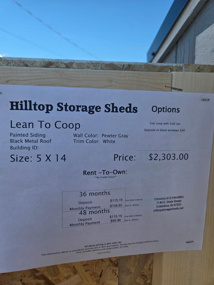 5x6 Lean To Chicken Coop - photo 6
